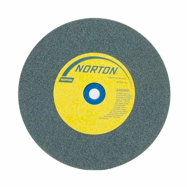 Norton Co Bench & Pedestal Wheel, Standard, Type 1 - Silicon Carbide, 6 x 3/4 x 1 Ex. Fine, Max RPM: 4140 662528-37192